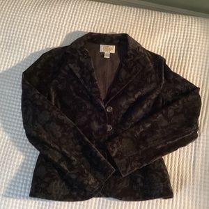 Talbots Petites Size 2  Black Jacket